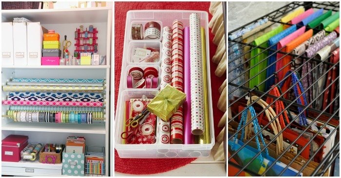 Wrapping Paper Storage ideas