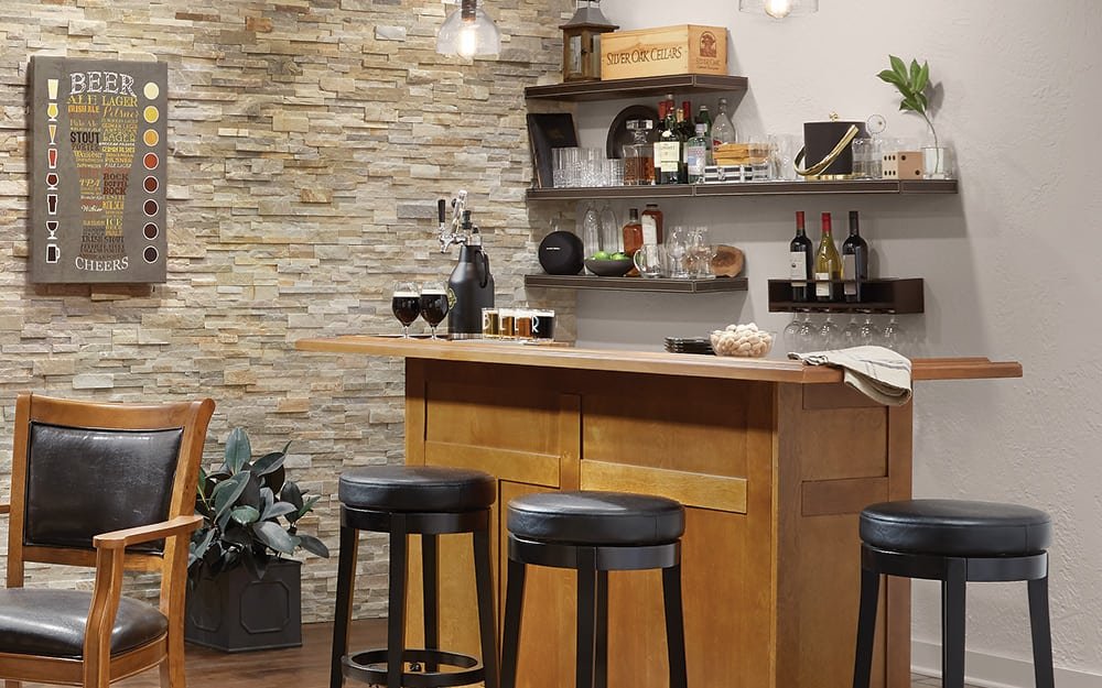 how to build a home bar